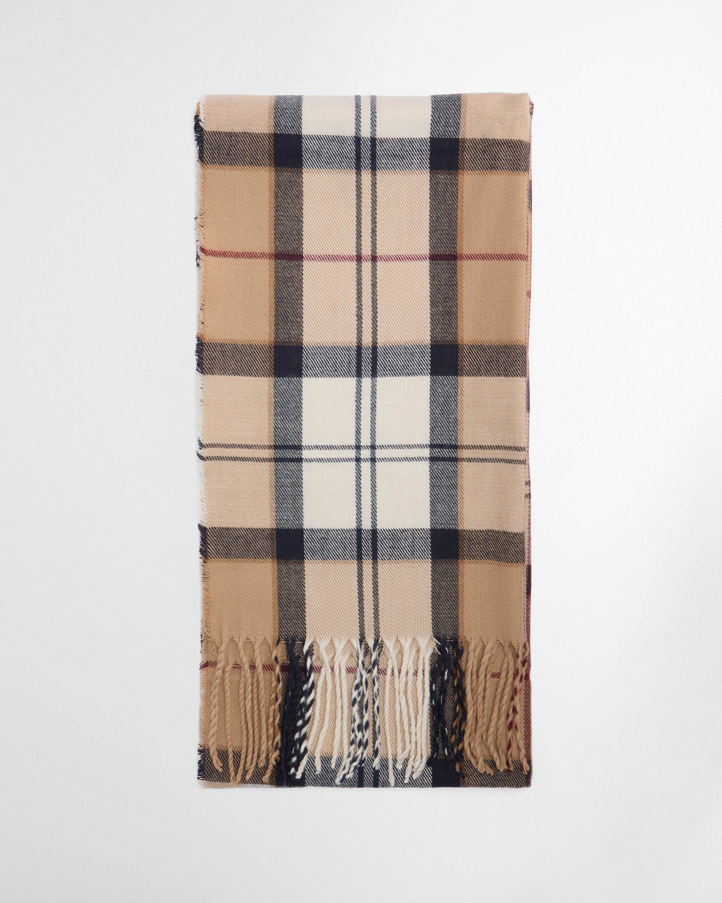 Barbour Dover Beanie & Hailes Scarf Gift Set - Hessian Tartan