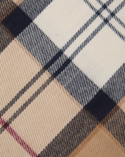 Barbour Dover Beanie & Hailes Scarf Gift Set - Hessian Tartan