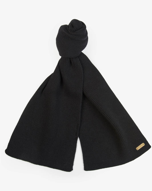 Barbour International Mallory Beanie & Scarf Gift Set - Black