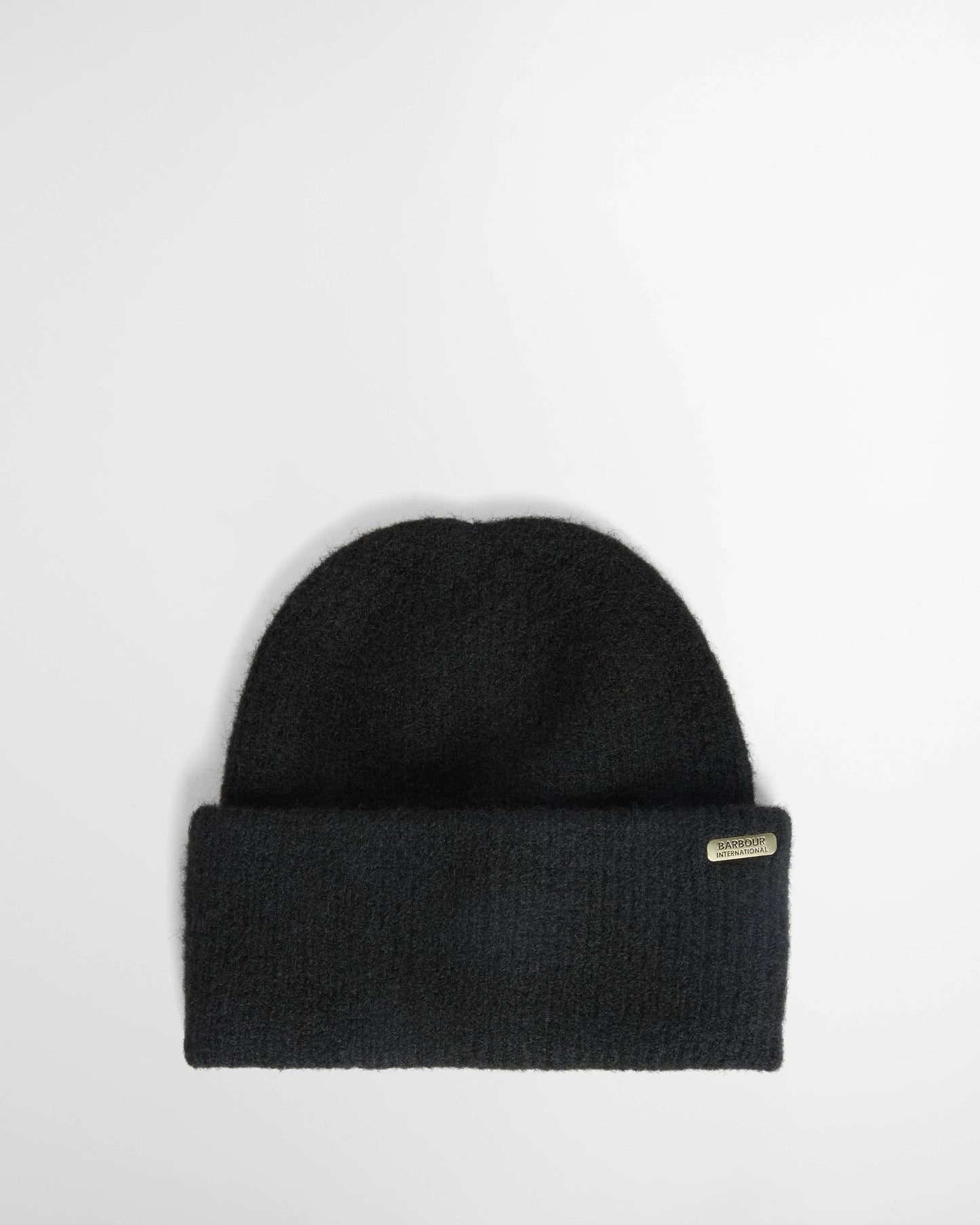 Barbour International Kemora Womens Beanie & Scarf Gift Set - Black/Moonbeam