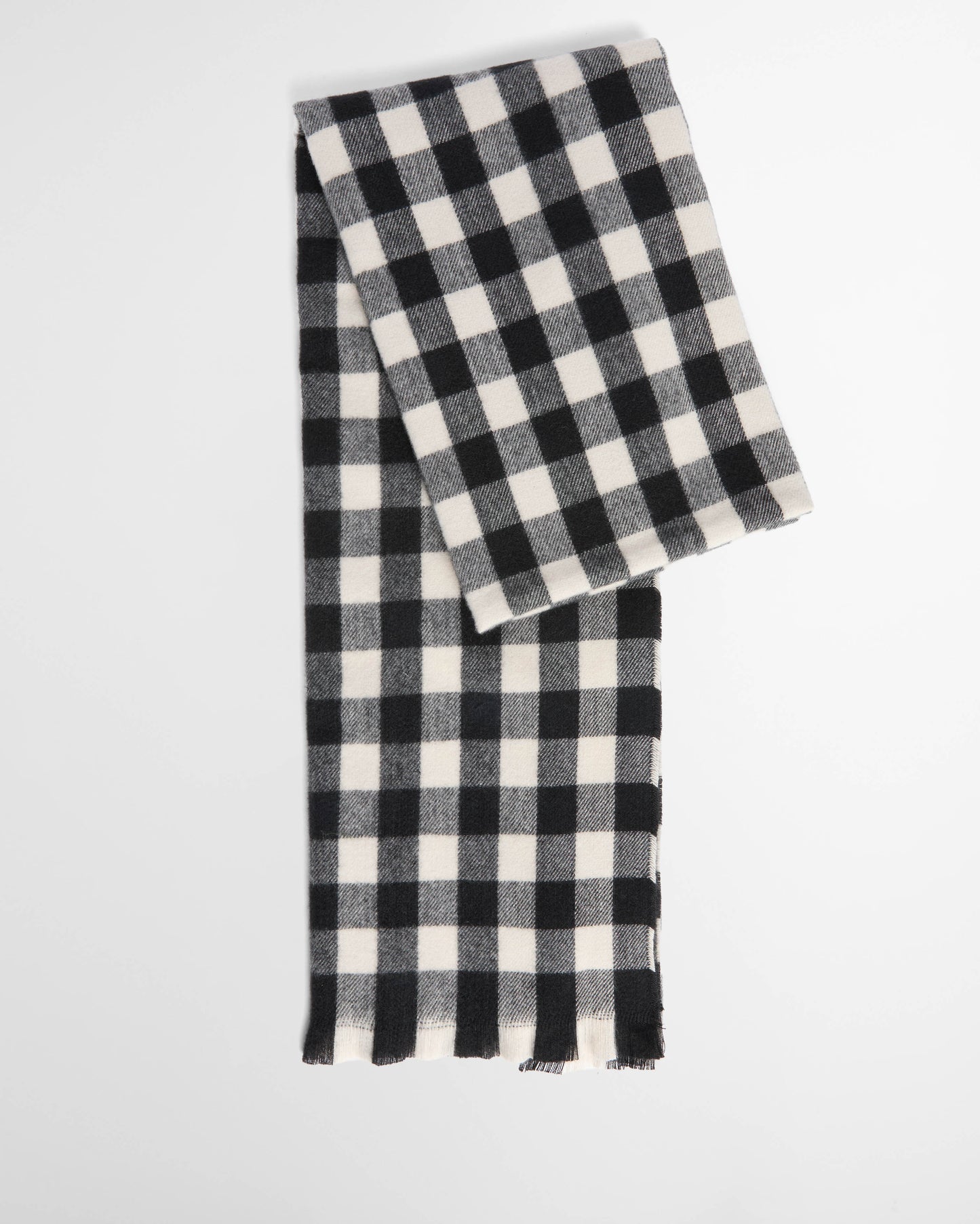 Barbour International Kemora Womens Beanie & Scarf Gift Set - Black/Moonbeam