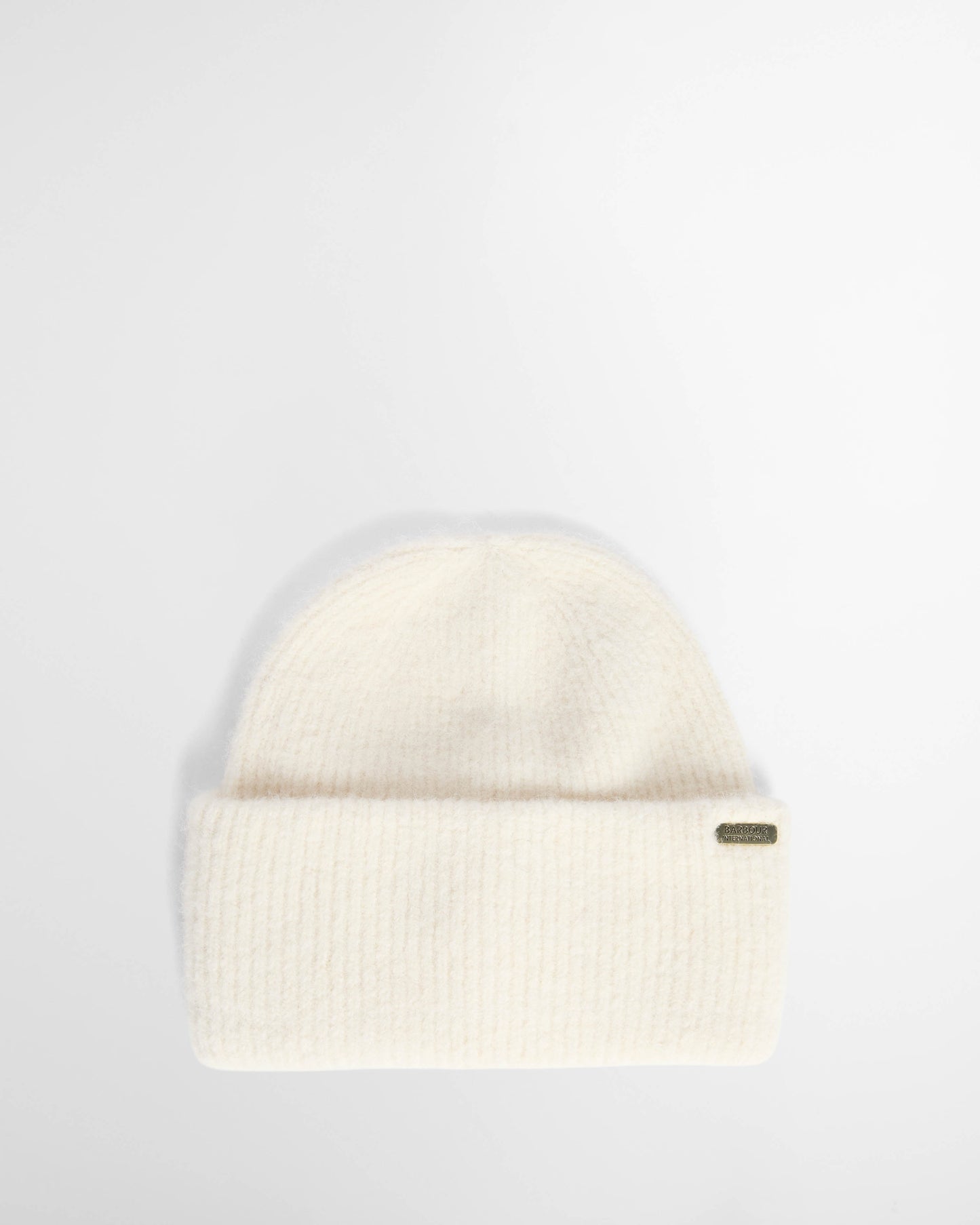 Barbour International Kemora Womens Beanie & Scarf Gift Set - Moonbeam/Truffle | CHO | Designer Womens Accessory Gift Sets