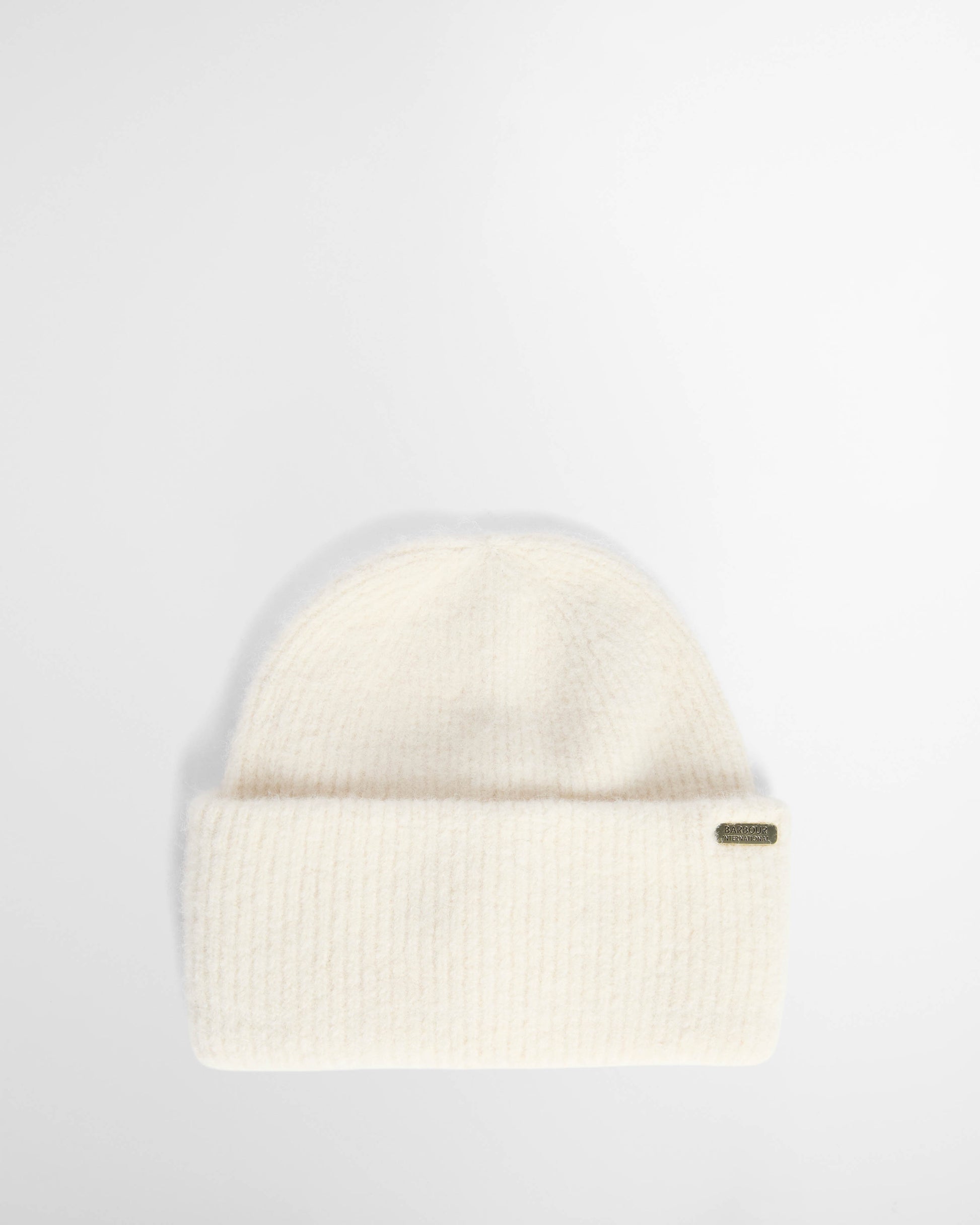 Barbour International Kemora Womens Beanie & Scarf Gift Set - Moonbeam/Truffle | CHO | Designer Womens Accessory Gift Sets