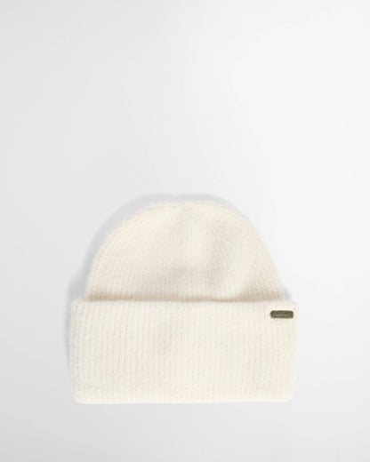 Barbour International Kemora Womens Beanie & Scarf Gift Set - Moonbeam/Truffle | CHO | Designer Womens Accessory Gift Sets