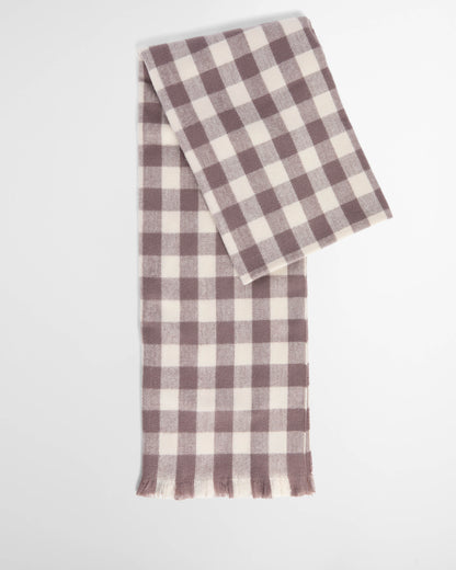Barbour International Kemora Womens Beanie & Scarf Gift Set - Moonbeam/Truffle | CHO | Designer Womens Accessory Gift Sets