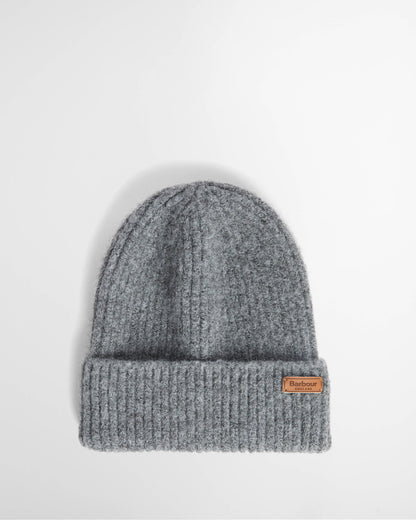 Barbour Pendle Womens Beanie & Gloves Gift Set - Mid Grey | CHO | Designer Womens Accessory Gift Sets