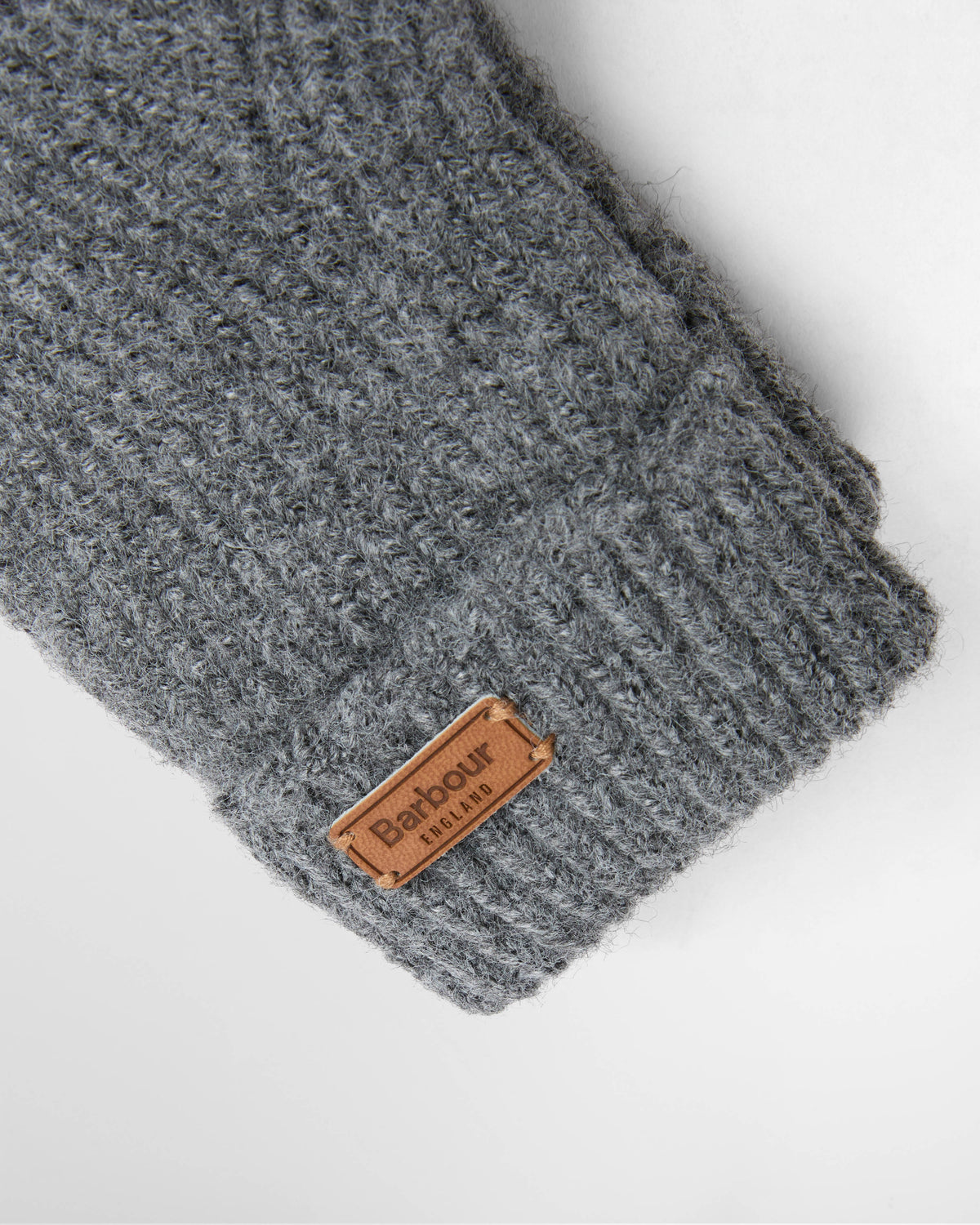 Barbour Pendle Womens Beanie & Gloves Gift Set - Mid Grey | CHO | Designer Womens Accessory Gift Sets