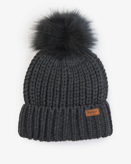 Barbour Saltburn Womens Beanie - Charcoal