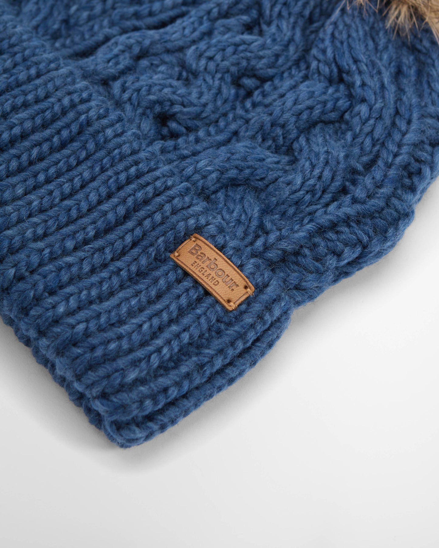 Barbour Penshaw Womens Beanie - Navy Peony