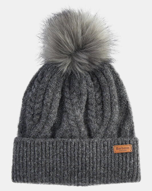 Barbour Elsdon Womens Beanie - Grey