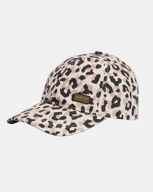 Barbour International Harley Leopard Womens Cap - Jasmine Leopard