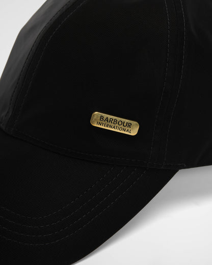 Barbour International Hanson Womens Cap - Black | CHO | Designer Womens Caps