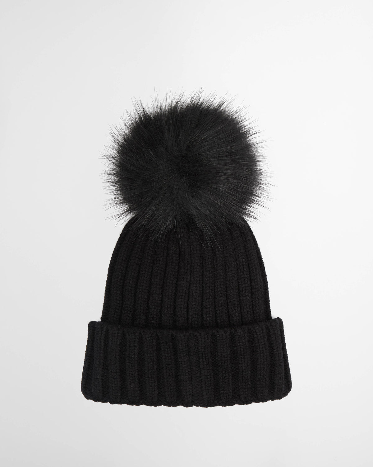 Barbour International Conway Womens Knitted Beanie Hat - Black | CHO | Designer Womens Beanies