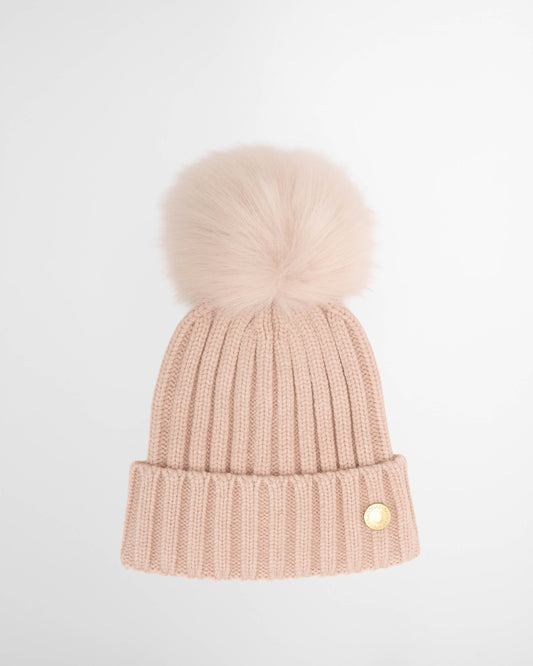 Barbour International Conway Womens Knitted Beanie Hat - Nutmeg | CHO | Designer Womens Beanies