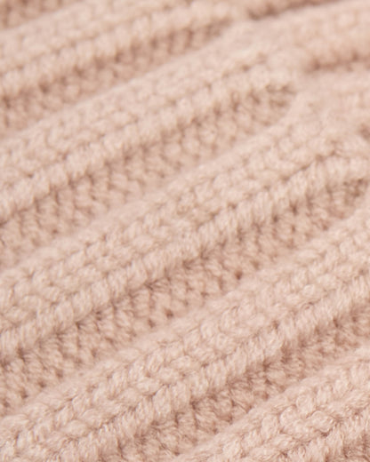 Barbour International Conway Womens Knitted Beanie Hat - Nutmeg