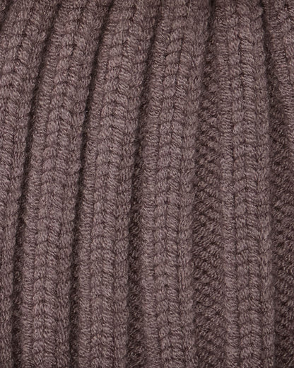 Barbour International Conway Womens Knitted Beanie Hat - Truffle | CHO | Designer Womens Beanies