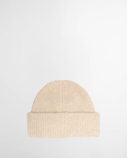 Barbour Enid Womens Knitted Beanie Hat - Birch
