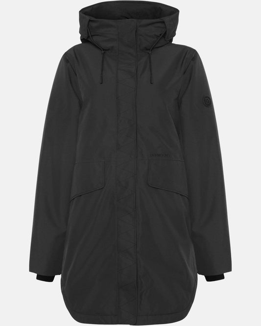 Didriksons Womens Lilian Parka - Black 060