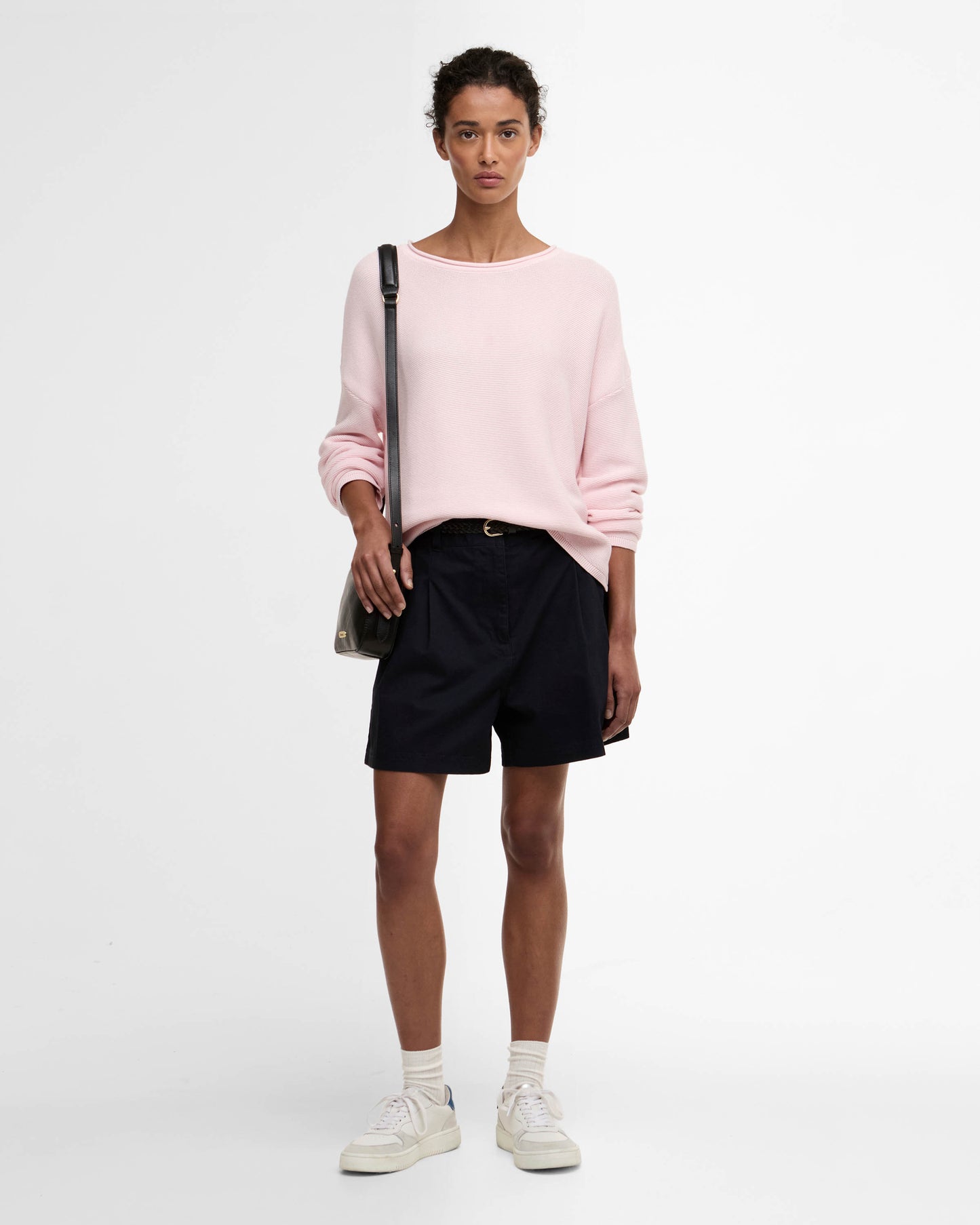 Barbour Marine Womens Jumper - Pink | CHO | Designer Womens Jumpers