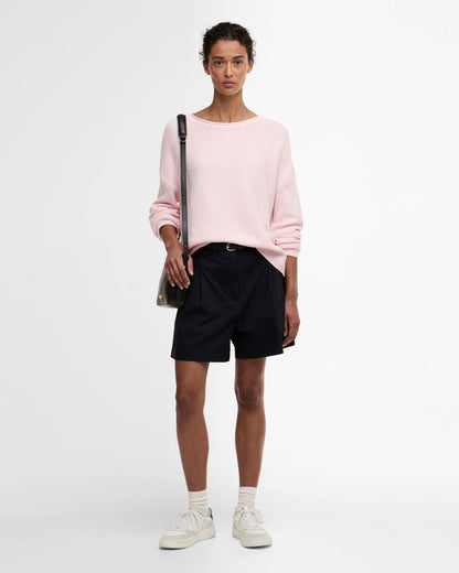 Barbour Marine Womens Jumper - Pink | CHO | Designer Womens Jumpers
