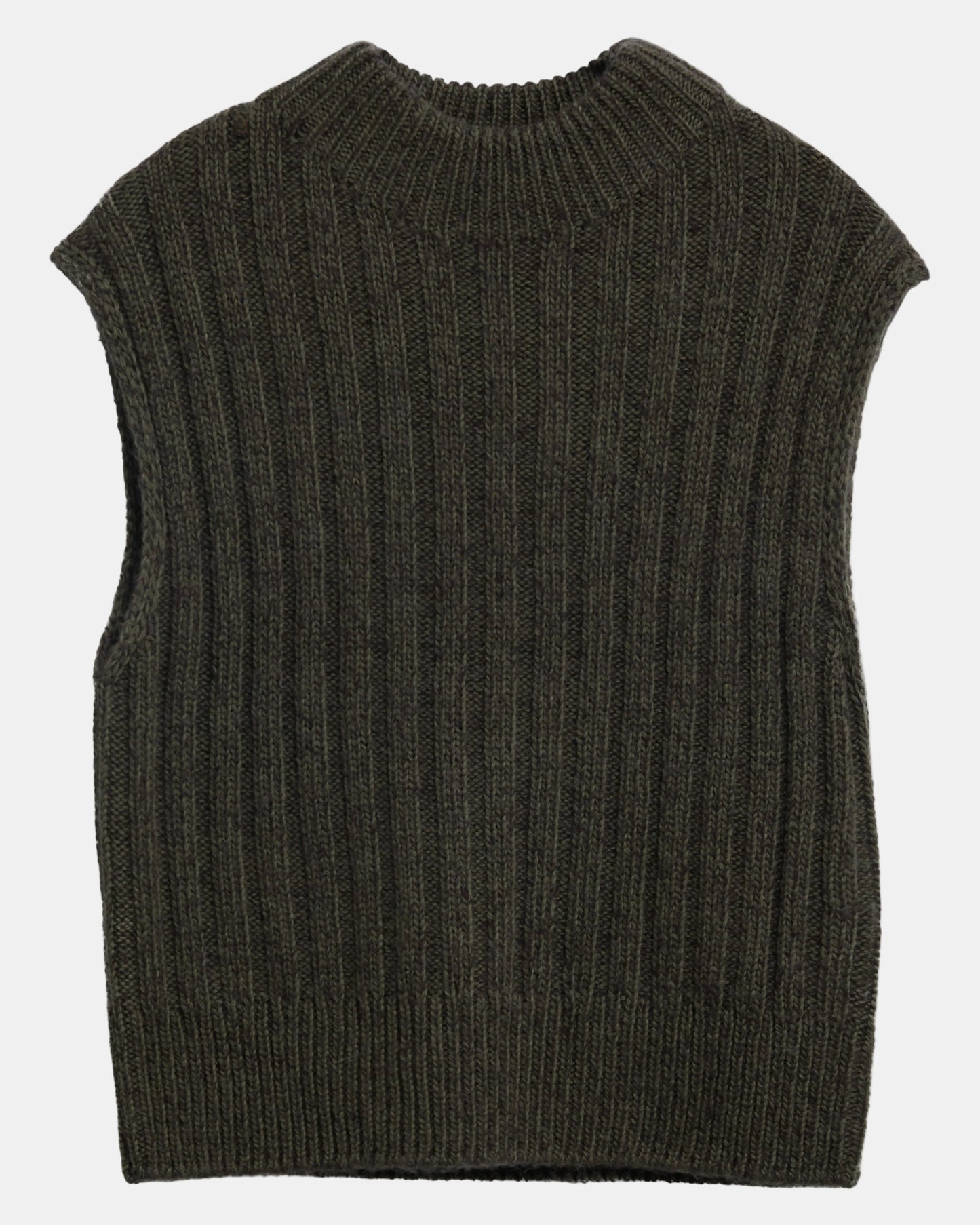 Barbour Anastasia Womens Knitted Vest - Olive Multi | CHO | Designer Womens Knit Tank Tops