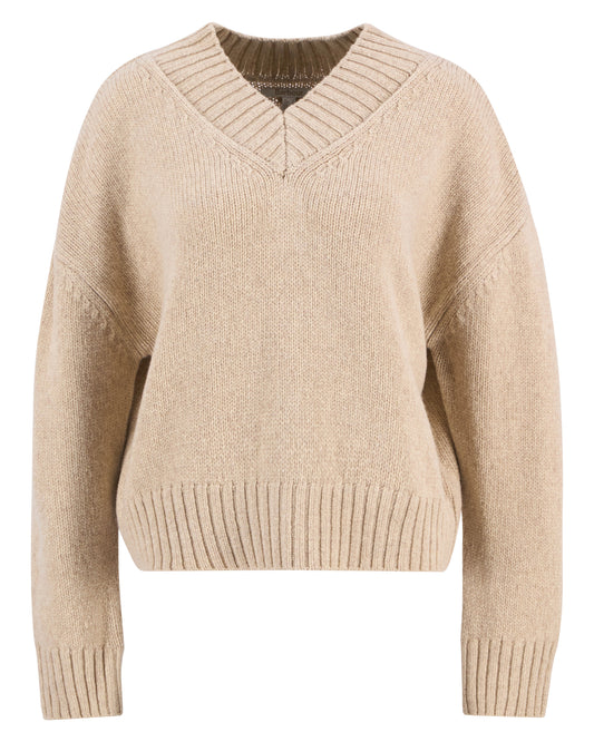 Barbour Antonia Womens Knitted Jumper - Oat