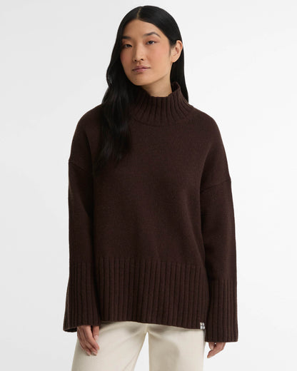 Barbour May Womens Knitted Jumper - Rustic | CHO | Designer Womens Jumpers
