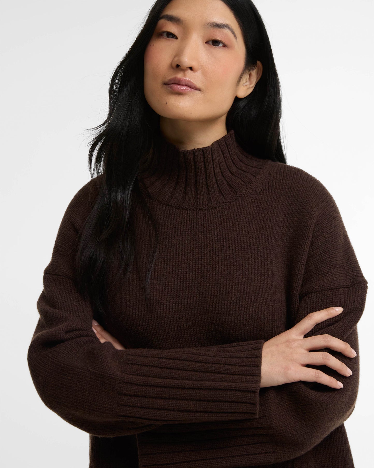 Barbour May Womens Knitted Jumper - Rustic | CHO | Designer Womens Jumpers