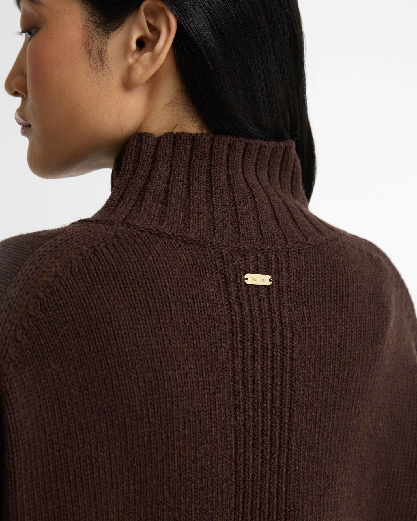 Barbour May Womens Knitted Jumper - Rustic | CHO | Designer Womens Jumpers
