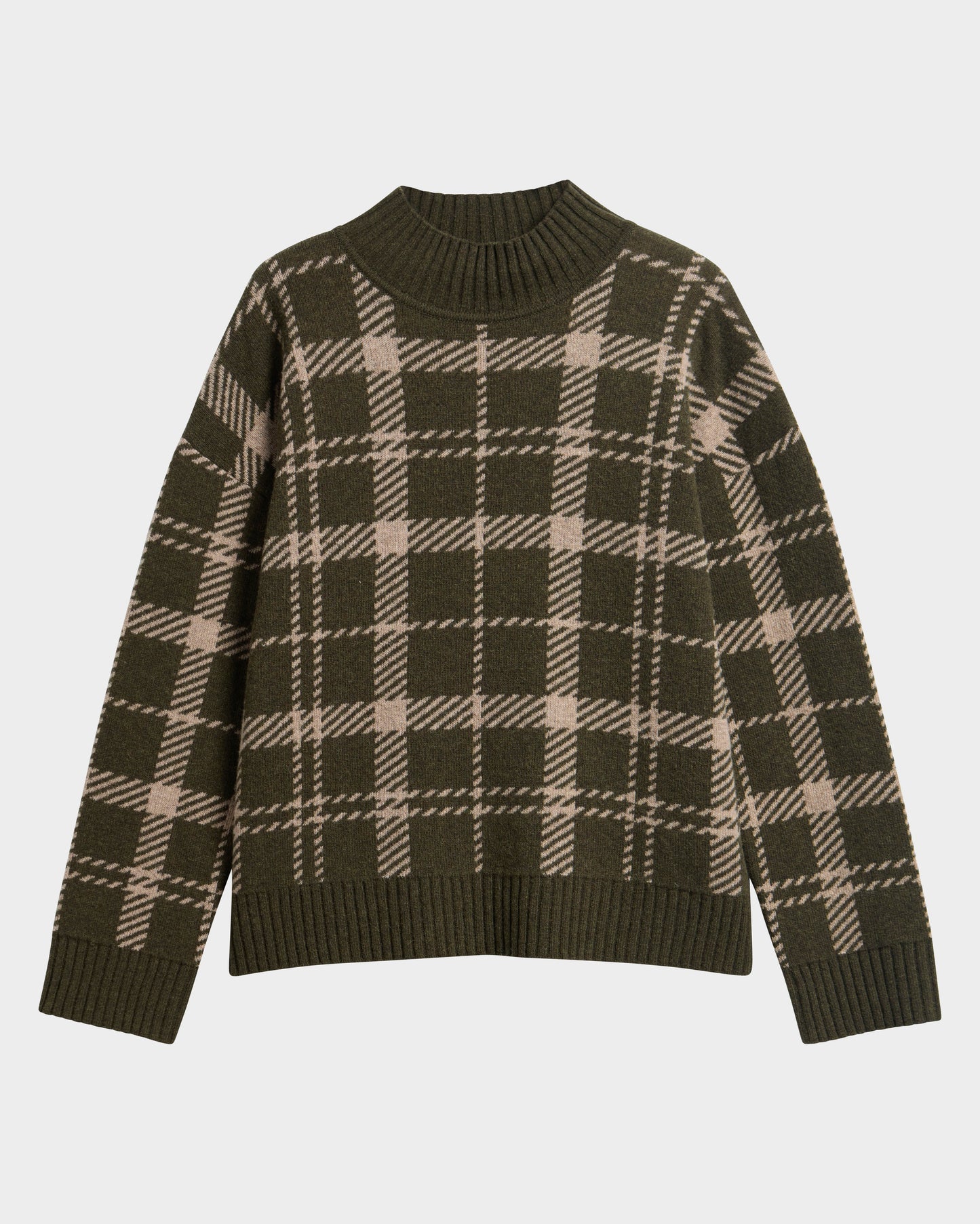 Barbour Delilah Womens Knitted Jumper - Olive Multi