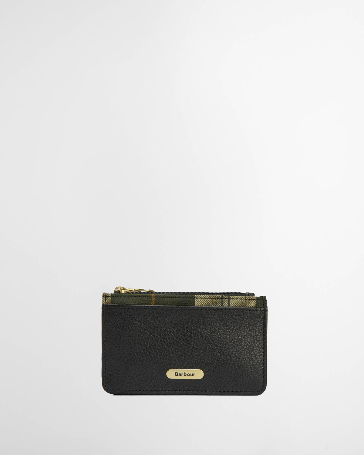 Barbour Alder Womens Leather Card Holder - Black/Ancient | CHO | Designer Womens Card Cases