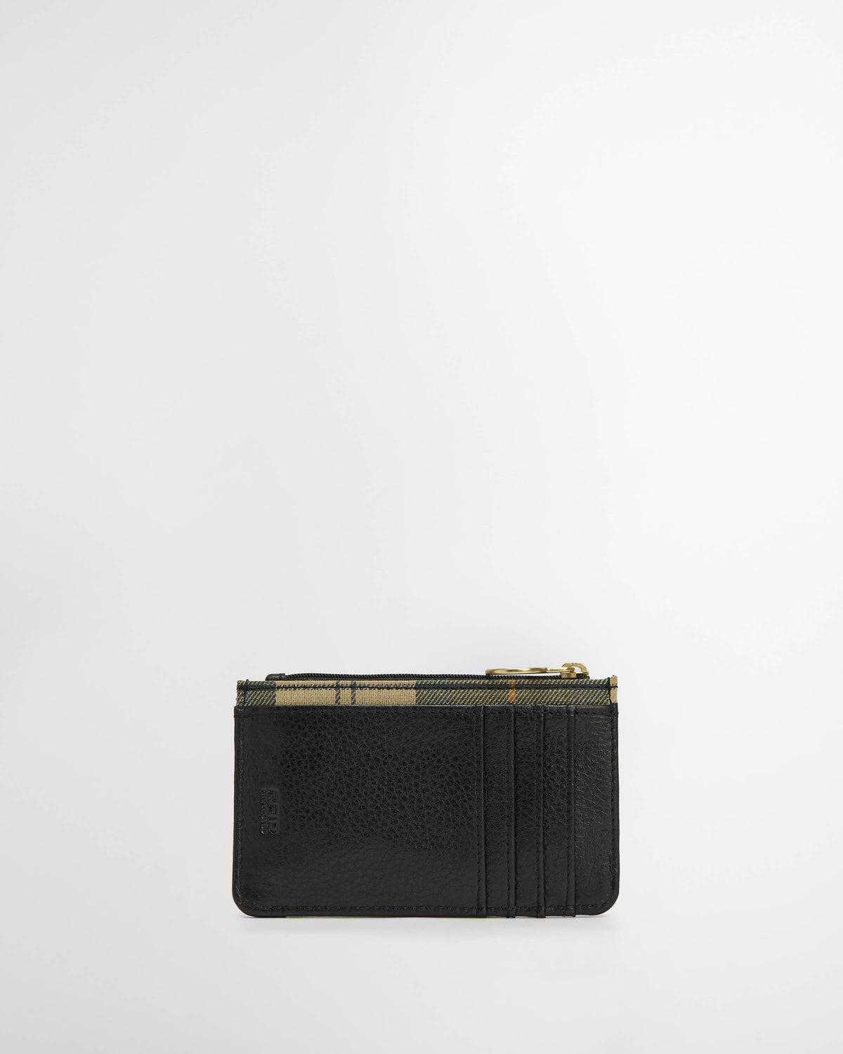 Barbour Alder Womens Leather Card Holder - Black/Ancient | CHO | Designer Womens Card Cases