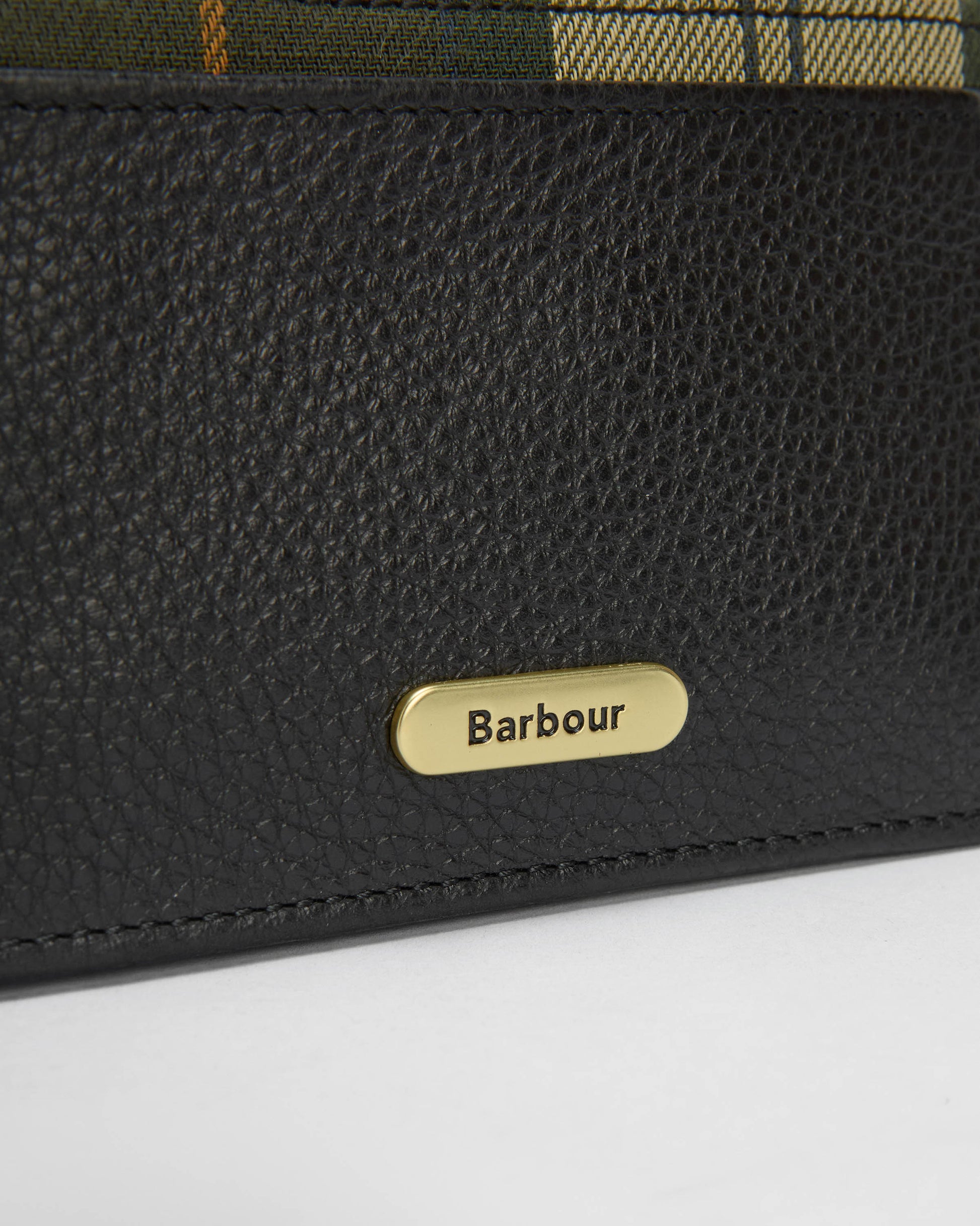 Barbour Alder Womens Leather Card Holder - Black/Ancient | CHO | Designer Womens Card Cases