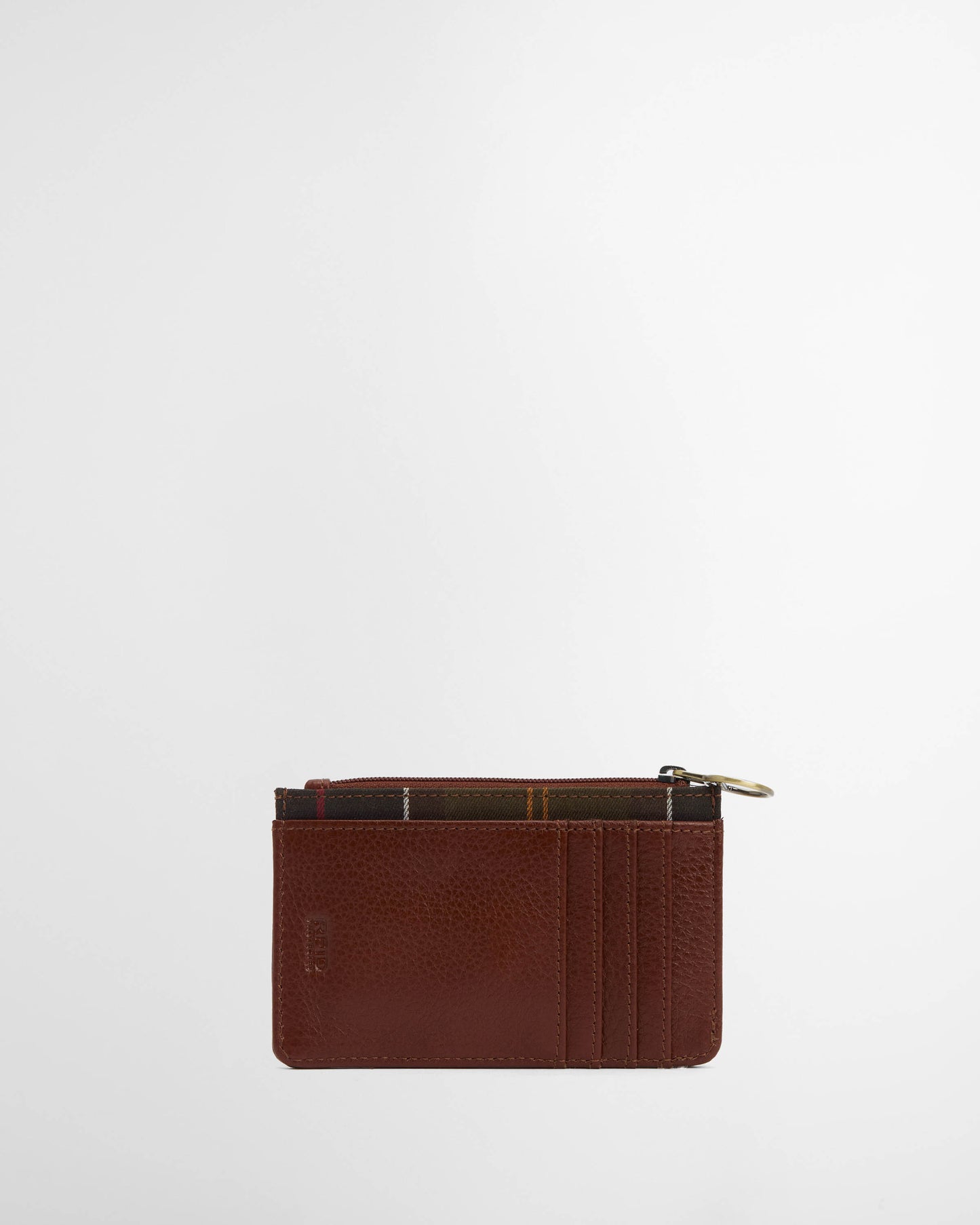 Barbour Alder Womens Leather Card Holder - Brown/Classic