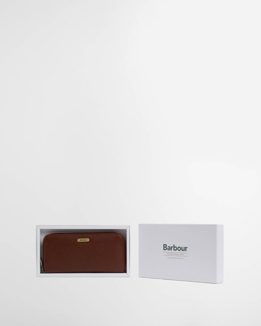 Barbour Birch Womens Leather Matinee Purse - Brown