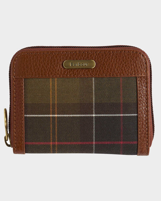 Barbour Mini Daphne Womens Tartan Purse - Classic/Brown