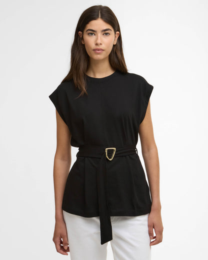 Barbour International Alexis Womens Top - Black | CHO | Designer Womens Vest Tops