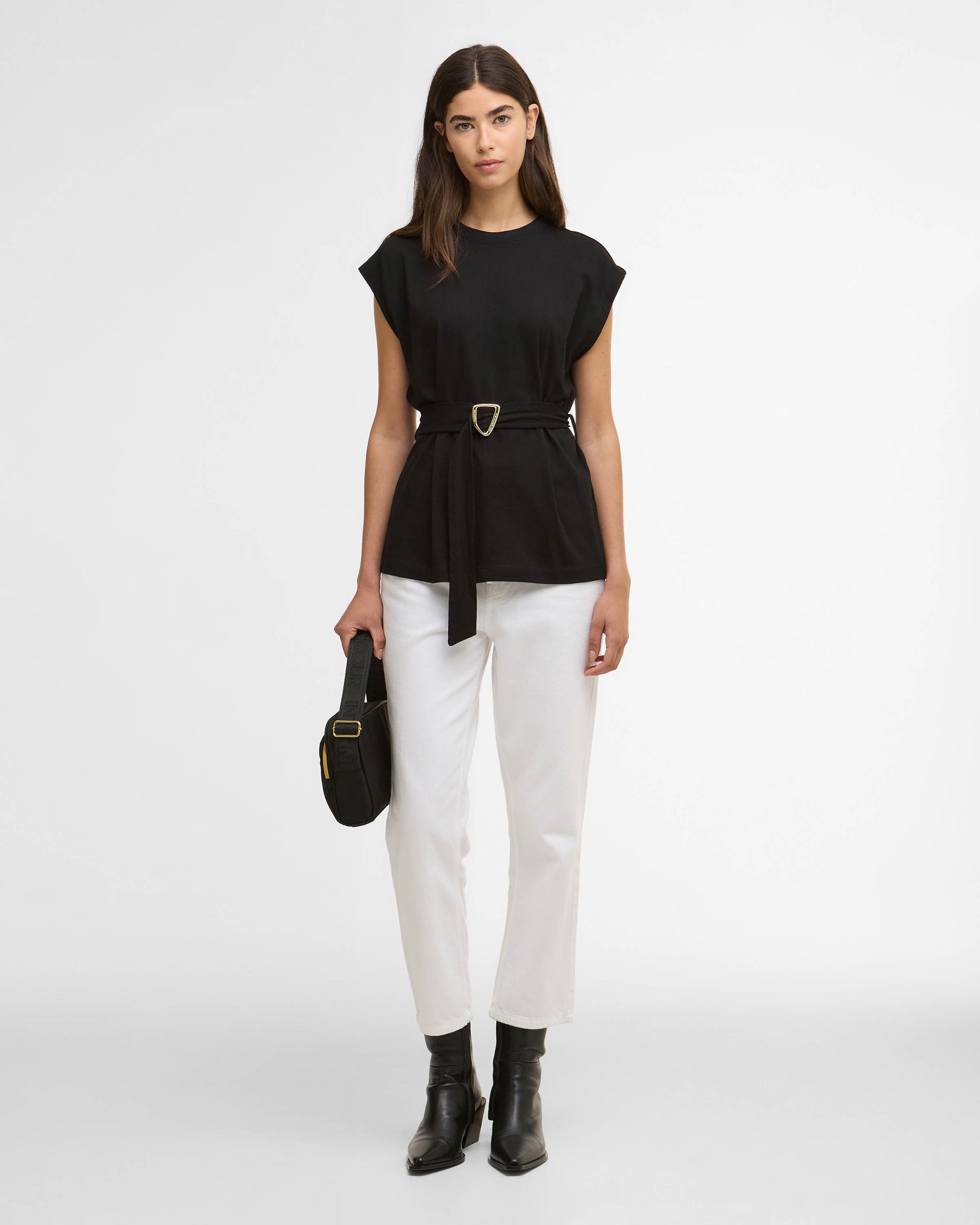 Barbour International Alexis Womens Top - Black | CHO | Designer Womens Vest Tops