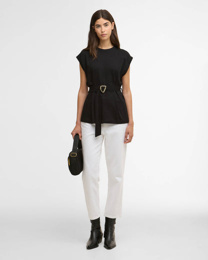 Barbour International Alexis Womens Top - Black | CHO | Designer Womens Vest Tops