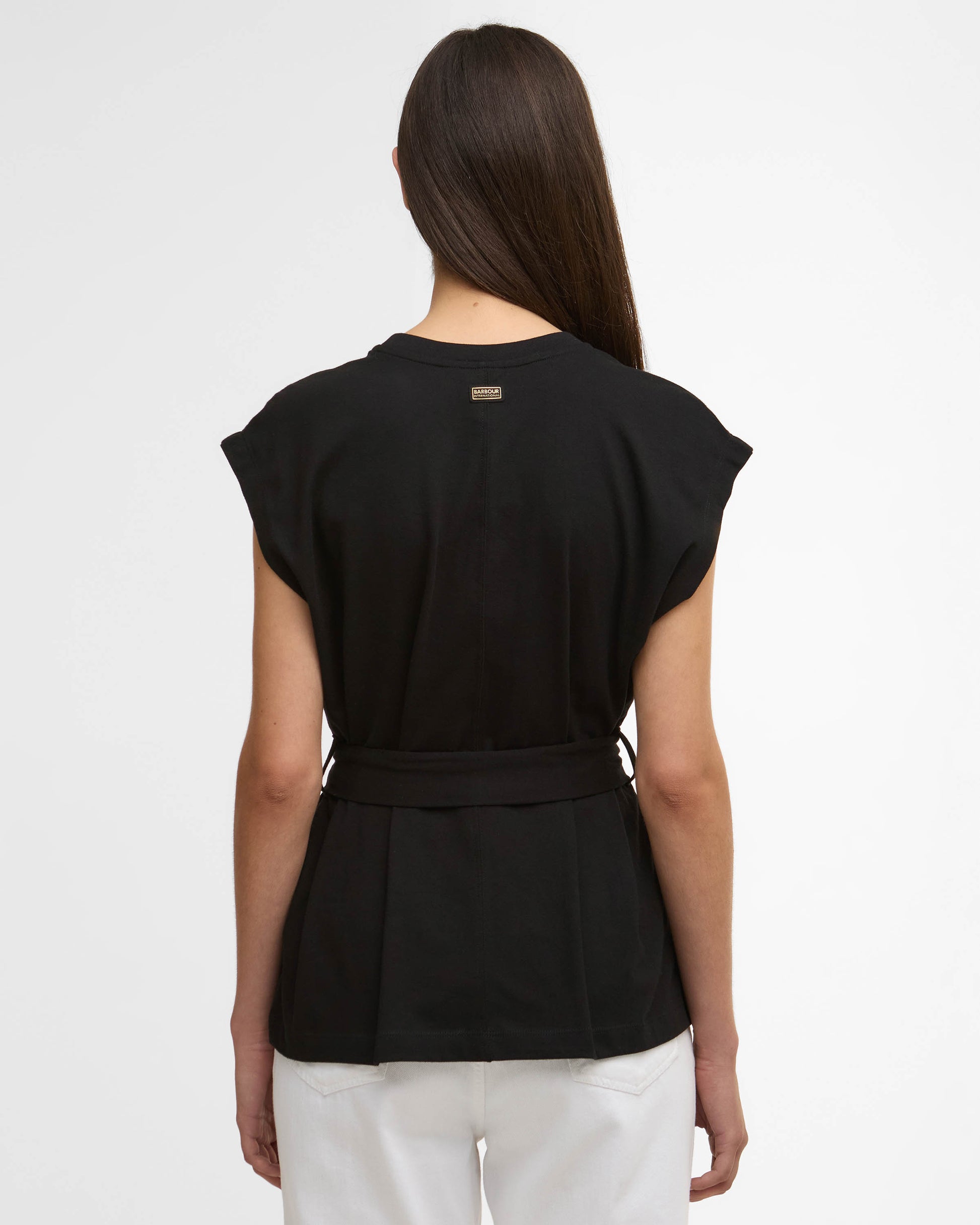 Barbour International Alexis Womens Top - Black | CHO | Designer Womens Vest Tops