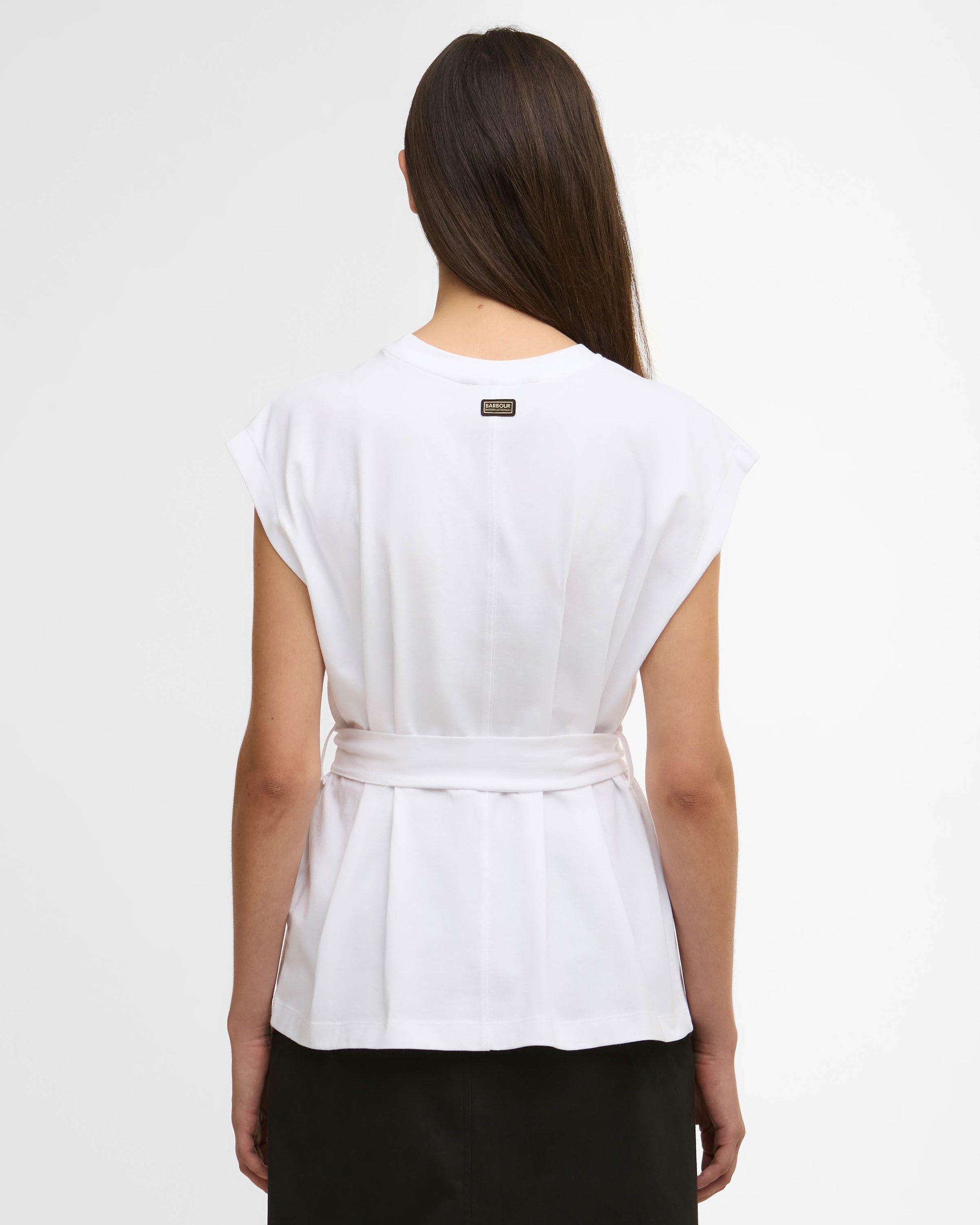 Barbour International Alexis Womens Top - White | CHO | Designer Womens Vest Tops
