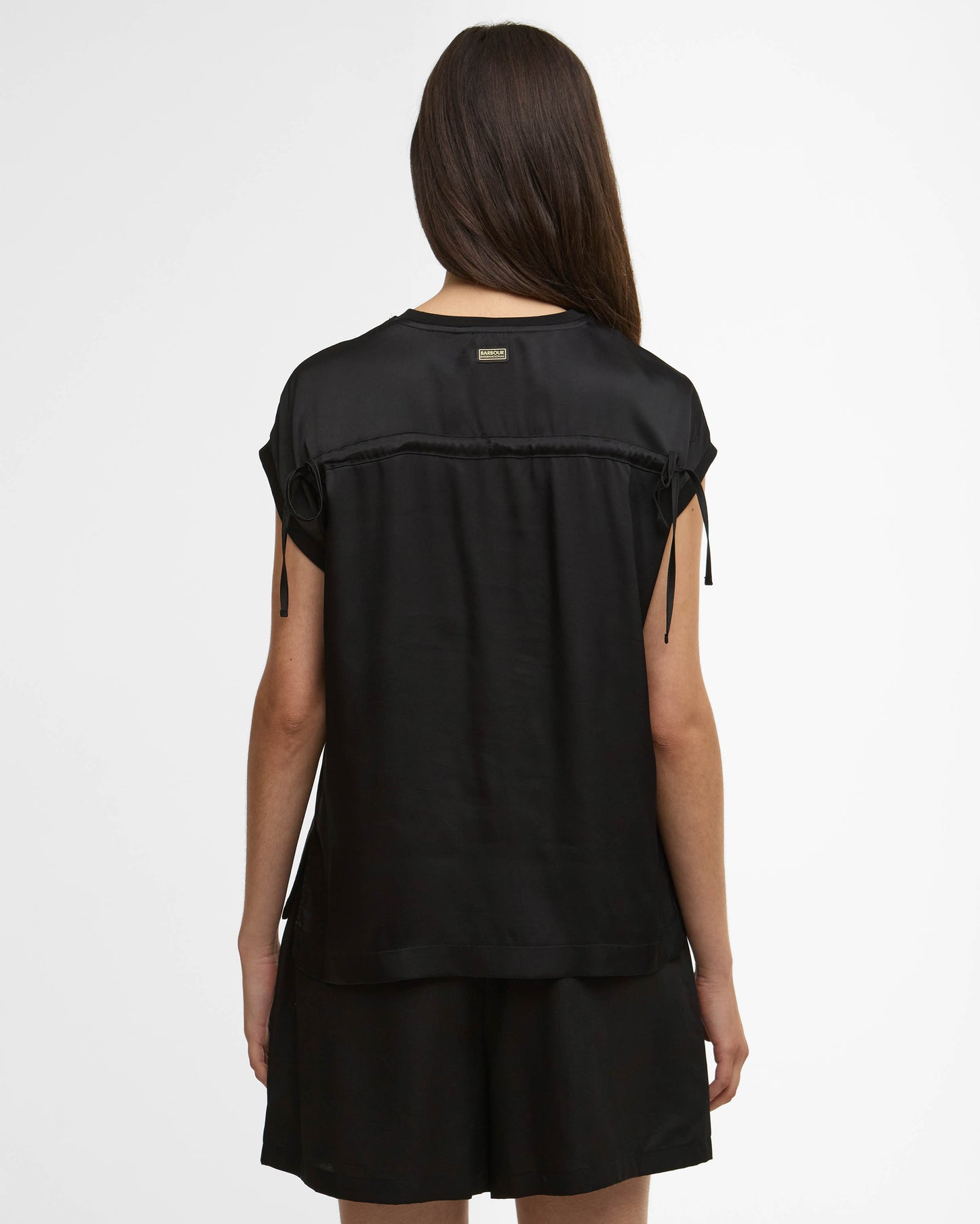 Barbour International Brianna Womens Top - Black | CHO | Designer Womens Vest Tops