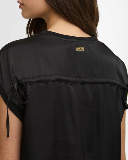 Barbour International Brianna Womens Top - Black | CHO | Designer Womens Vest Tops