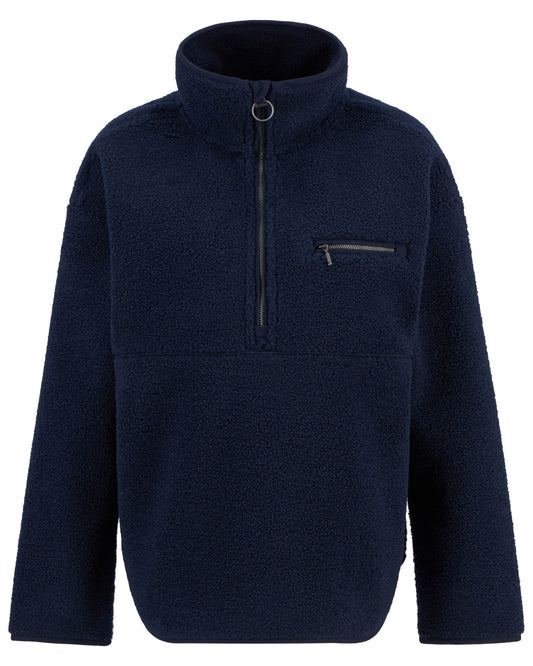 Barbour Mersea Womens Half-Zip Fleece - Navy