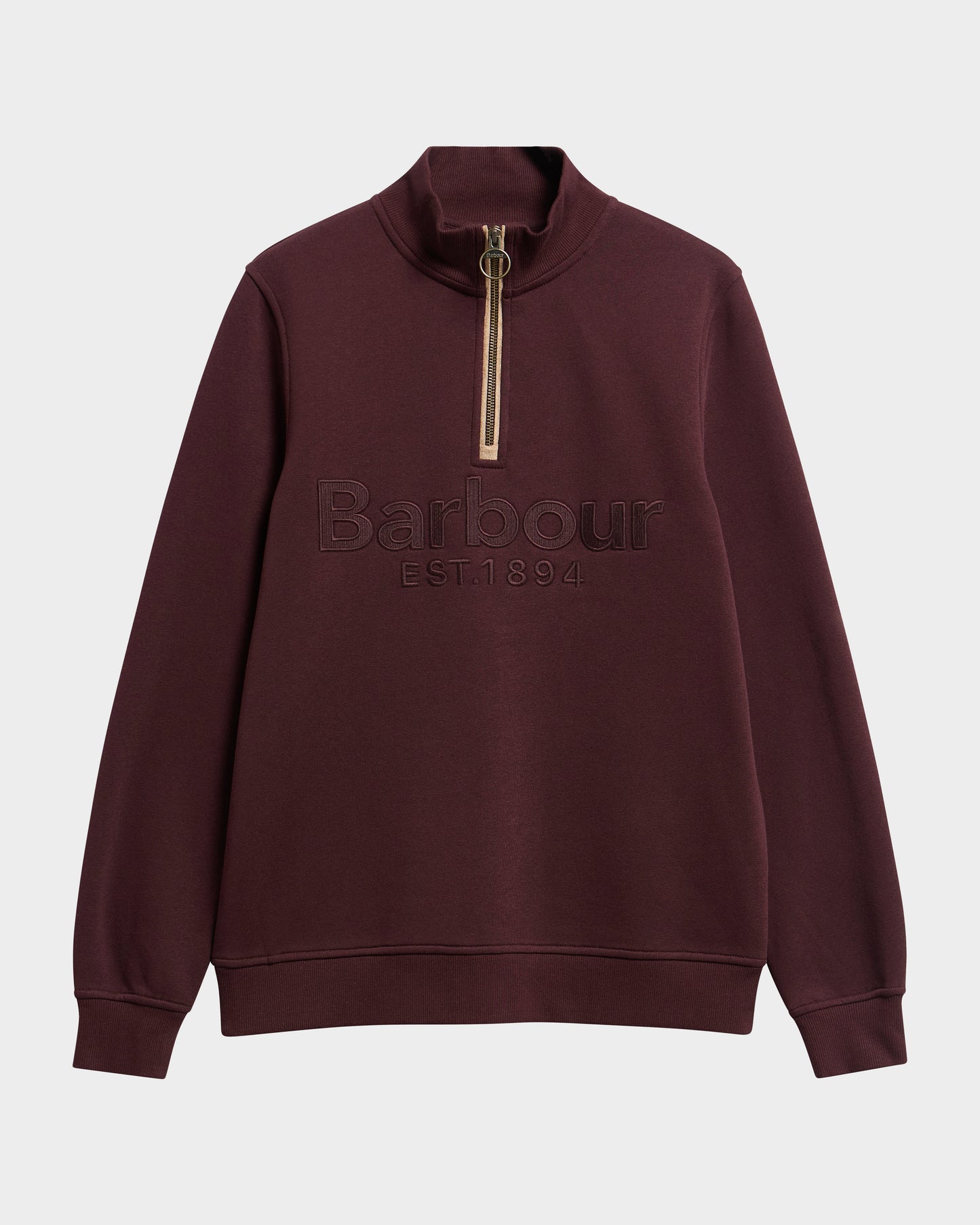 Barbour Cynthia Womens Half Zip Sweatshirt - Fig
