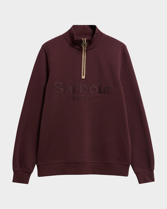 Barbour Cynthia Womens Half Zip Sweatshirt - Fig