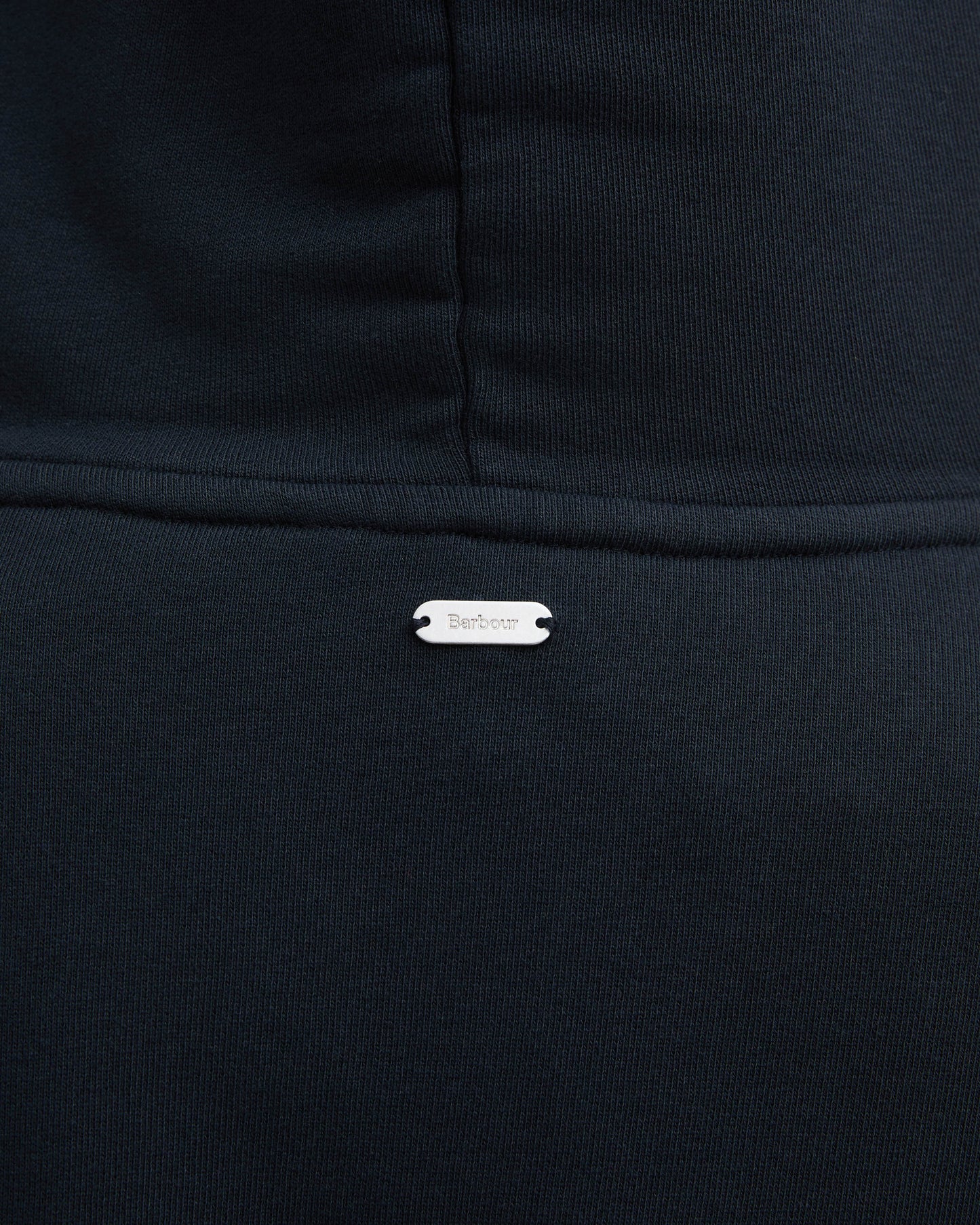 Barbour Hartland Womens Pullover Hoodie - Navy | CHO | Designer Womens Pullover Hoodies