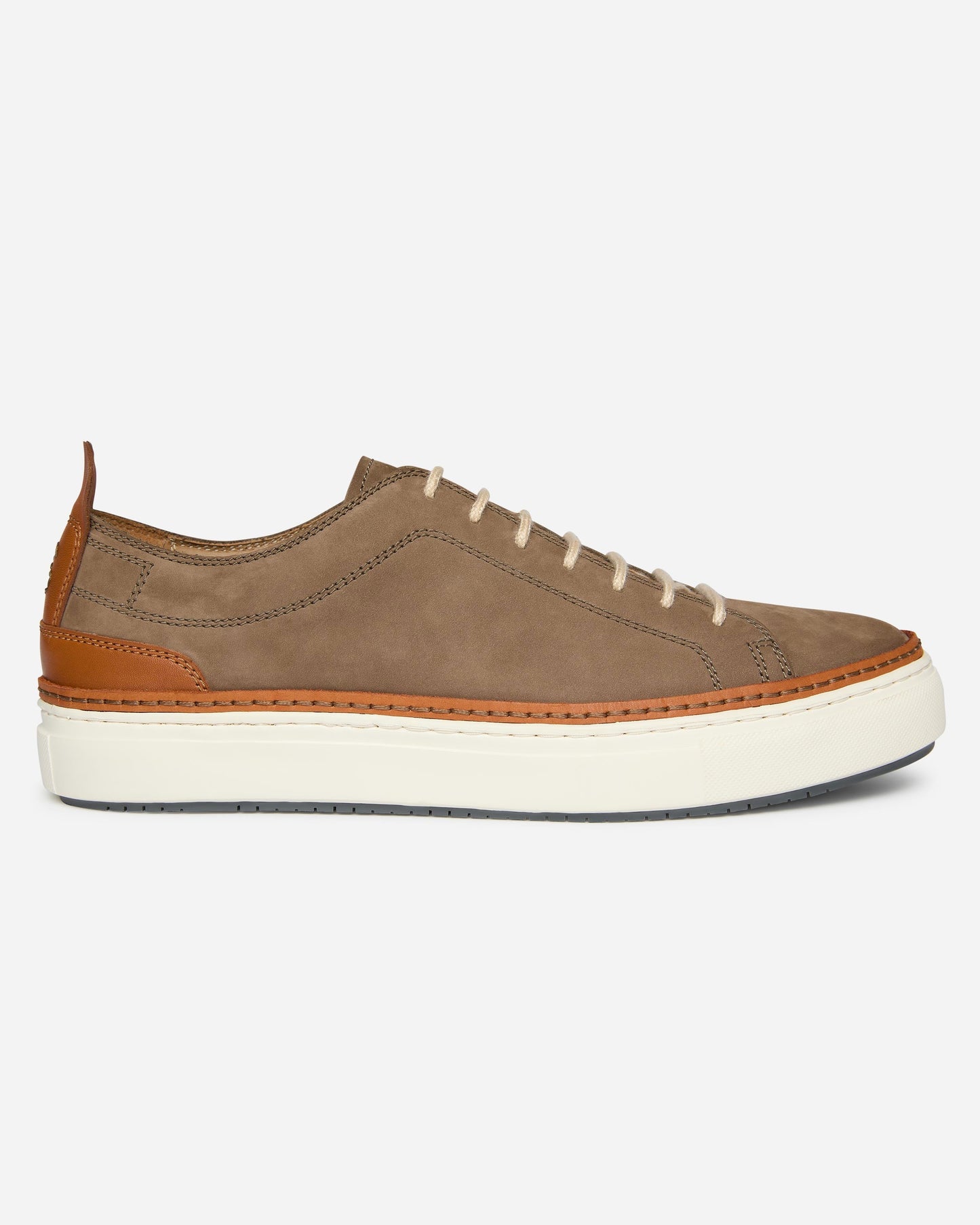 Oliver Sweeney Lopes Nubuck Mens Cupsole Trainers - Taupe | CHO | Designer Mens Trainers