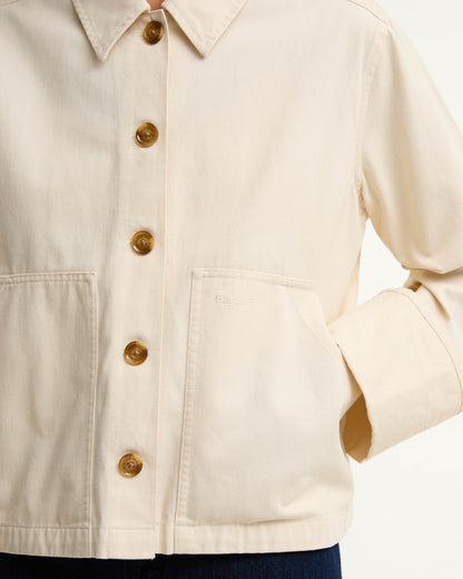 Barbour Aylesby Womens Overshirt - Original Ecru