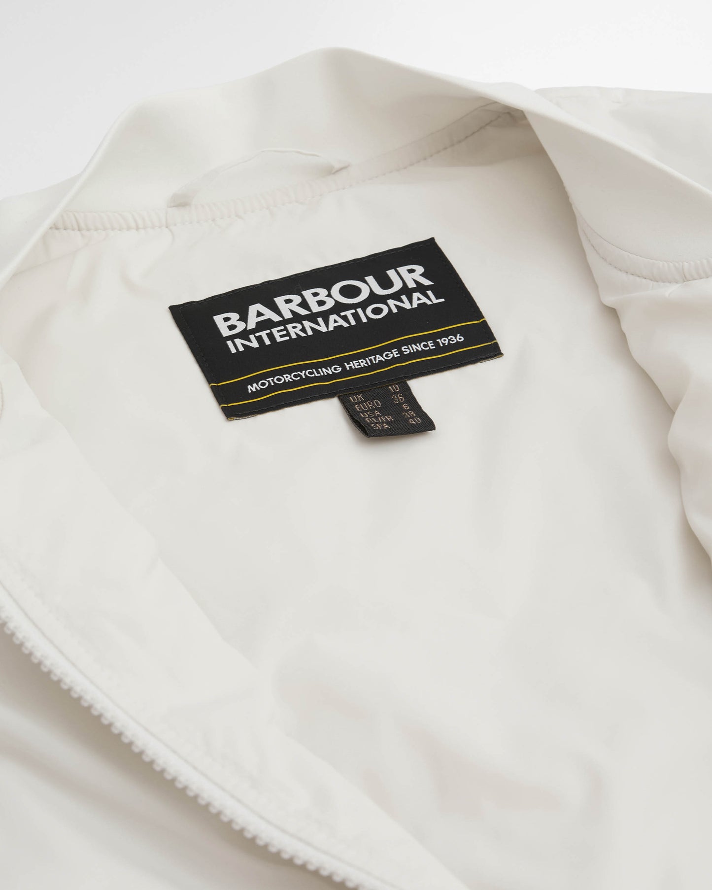 Barbour International Emerson Womens Quilted Sweatshirt - Vaporous Grey | CHO | Designer Womens Sweatshirts